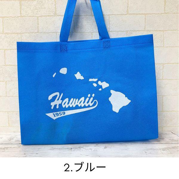 ハワイ直輸入 ハワイ島 ロゴ入り 不織布 バッグ エコバック ハワイアン