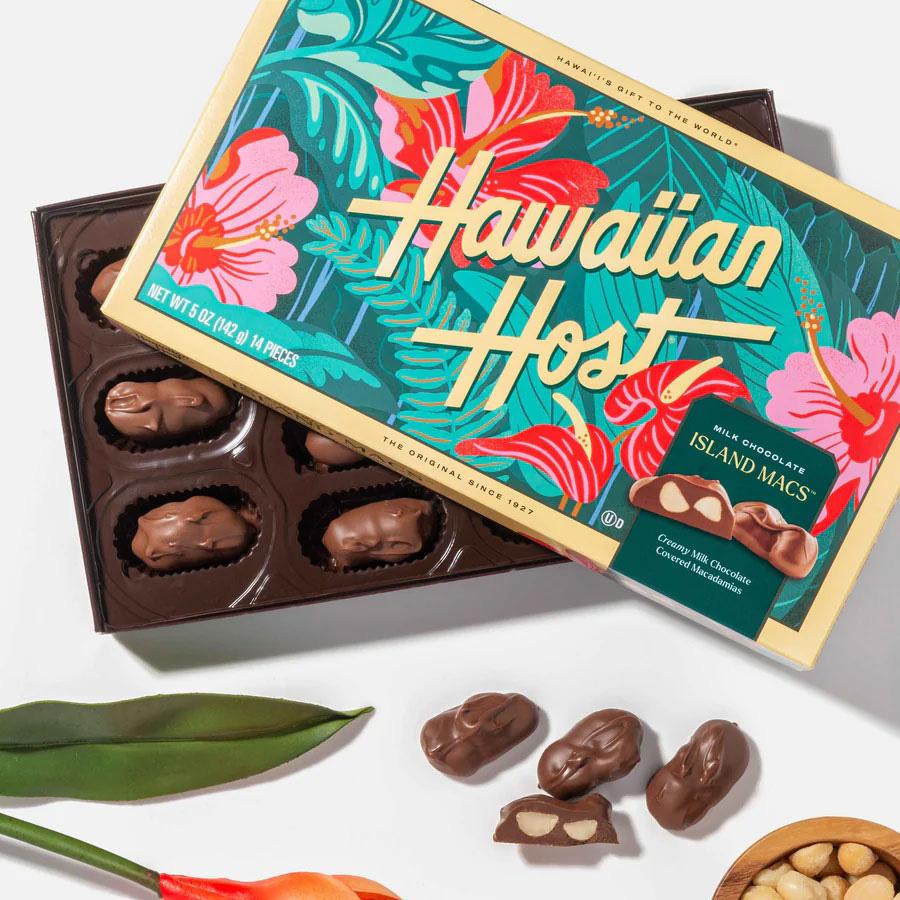 Hawaiian Host ハワイお土産 ハイビスカス マカダミアナッツ