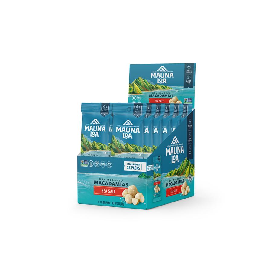 MAUNALOA（マウナロア） シーソルト マカダミアナッツ スナックサイズ