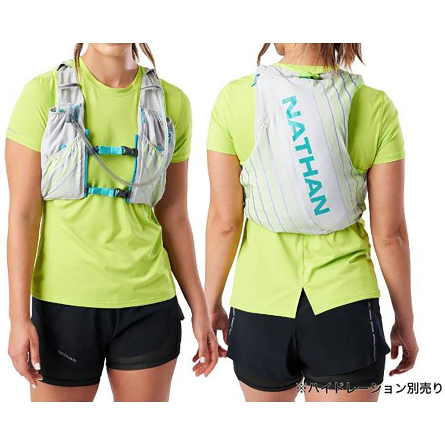 ネイサン NATHAN ウィメンズ ピナクル 12L JP グレイブルーXXS ハイドレーションバッグ レースベスト ザック リュック トレイル ランニング マラソン_5