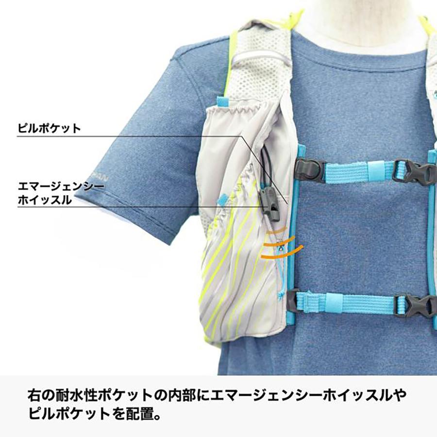 ネイサン NATHAN ウィメンズ ピナクル 12L JP グレイブルーXXS ハイドレーションバッグ レースベスト ザック リュック トレイル ランニング マラソン_7
