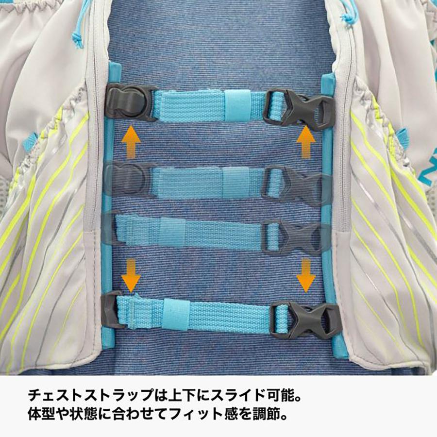 ネイサン NATHAN ウィメンズ ピナクル 12L JP グレイブルーXXS ハイドレーションバッグ レースベスト ザック リュック トレイル ランニング マラソン_9