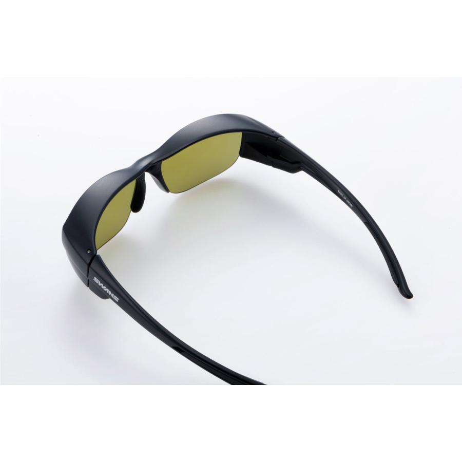 スワンズ SWANS オーバーグラス Over Glass ハーフリム ULTRA LENS for FISHINGモデル OG5-0168 MBK サングラス 熱中症対策 ゴルフ  OG50168_3