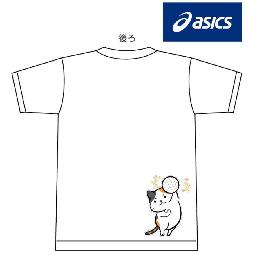 asics(アシックス) Tシャツ バレーボール 【猫 アタック】【2031A664】【限定】【送料無料】｜haya｜04