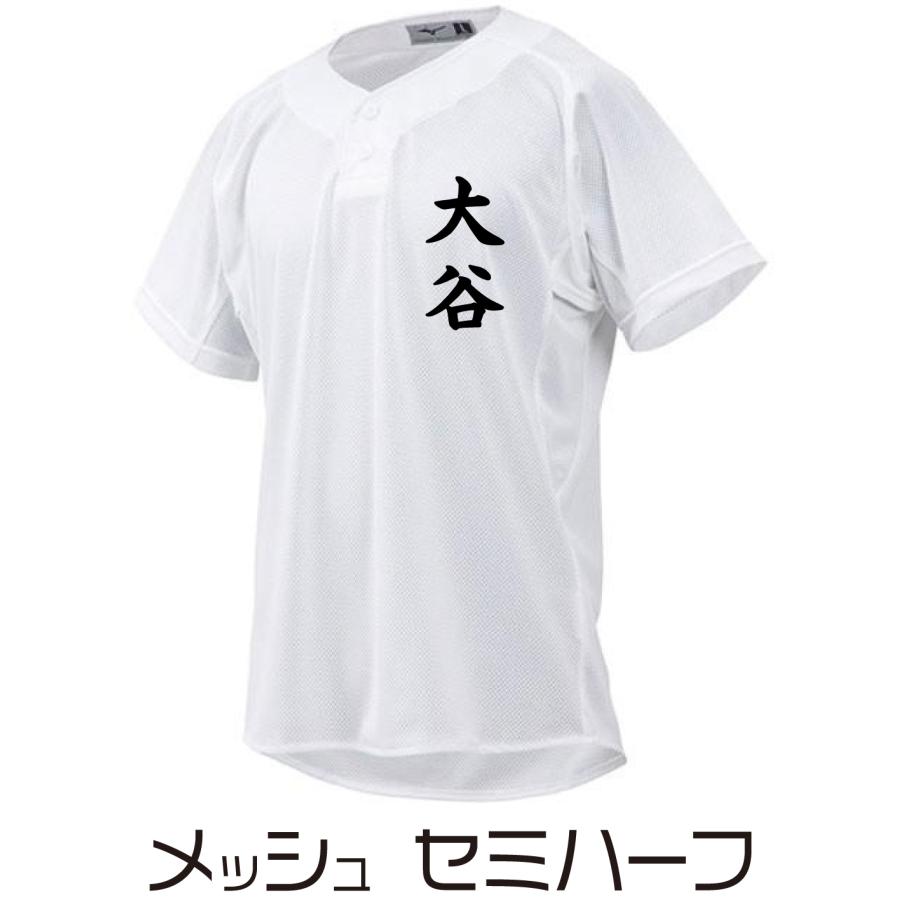 MIZUNO（ミズノ） 【左胸+背面にオーダープリント】野球 練習用