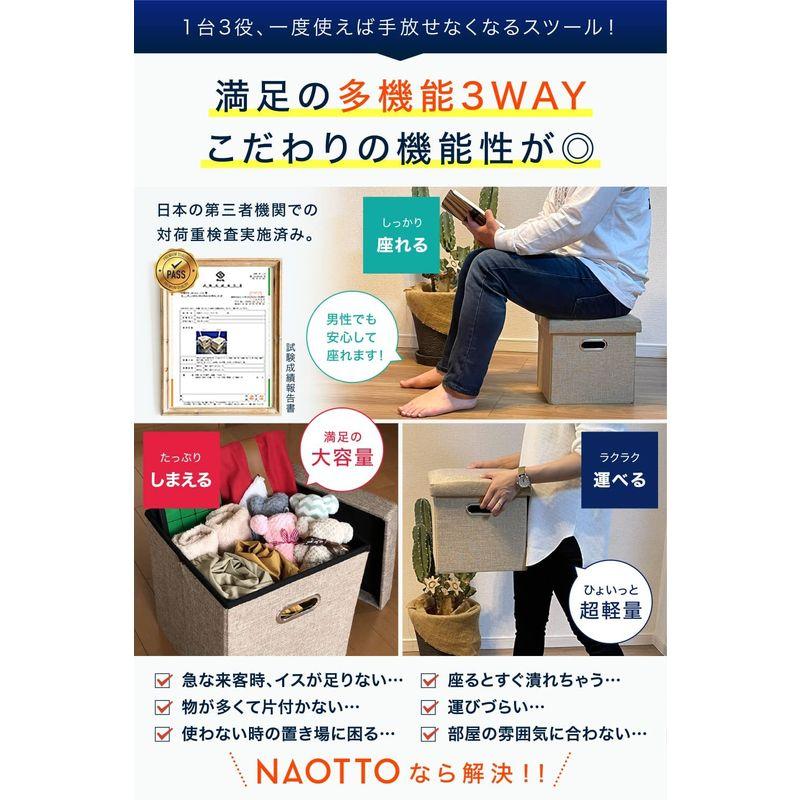 超特価】【超特価】オットマン スツール 整理収納のプロも推薦 折りたたみ式 耐荷重120kg 収納 足置き 椅子 ボックス 持ち運びに便利 フットレスト ふた 本棚、書棚 アストロ 収納スツール ブラウン やわらかクッション 耐荷重80kg 容量約22L オットマン 収納ボックス 腰掛けイス 折りたたみ 606-48