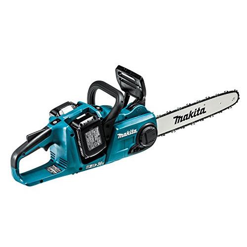マキタ（makita） 充電式チェンソー ガイドバー350mm 青 18V+18V 6Ah