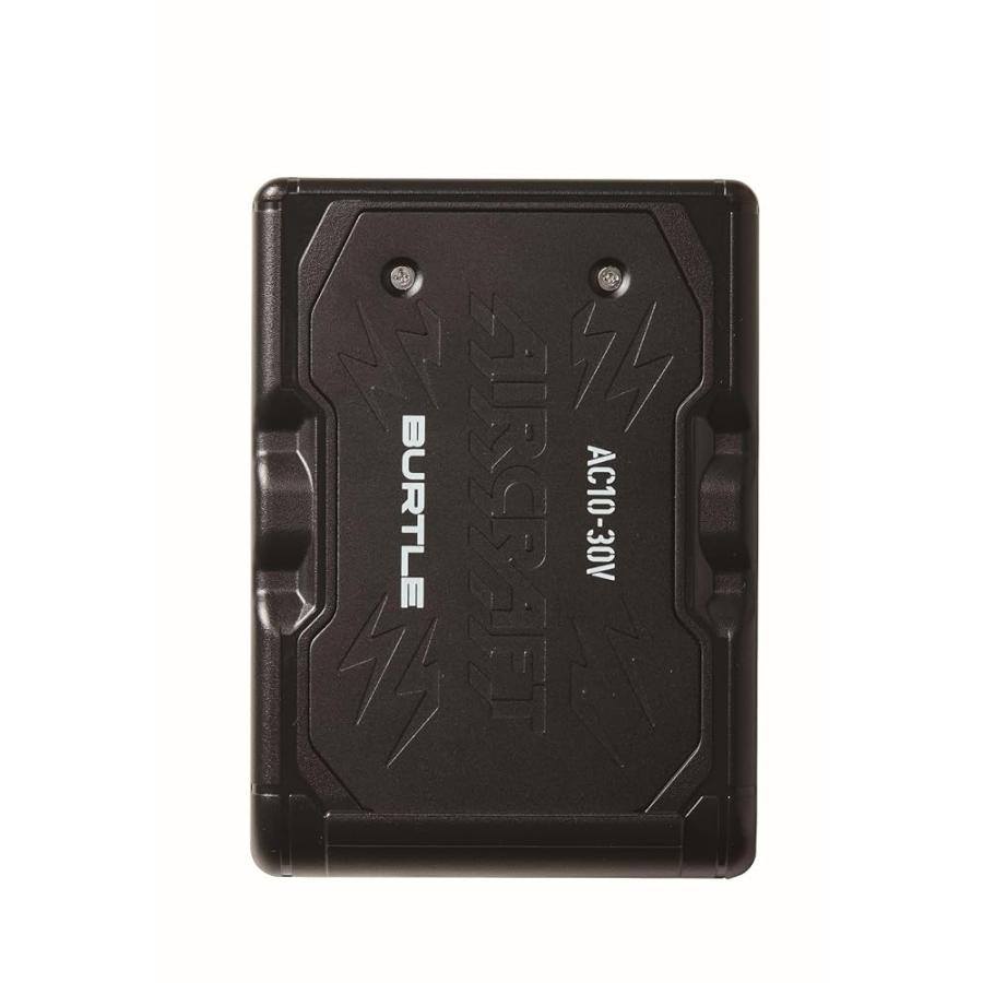 平日14時まで即日発送！BURTLE バートル エアークラフト2026年モデル 30Vリチウムイオンバッテリー マットブラック AC10 78 F