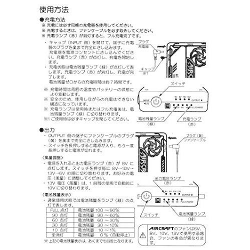 BURTLE バートル エアークラフト 2021年モデル 13Vブラックバッテリー+