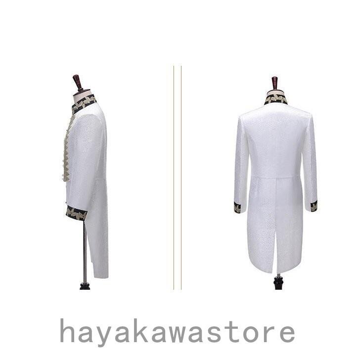 定番の中古商品 ジャケット ステージ コスプレ ジャケット タキシード 年会 タキシード 燕尾服 王子様 コスプレ コート ジャケット メンズ ステージ ダンス衣装 ハロウィン 演出服 ロング 宮廷風ブレザー舞台劇 アウター全店２点 Www Threeriversofs Com