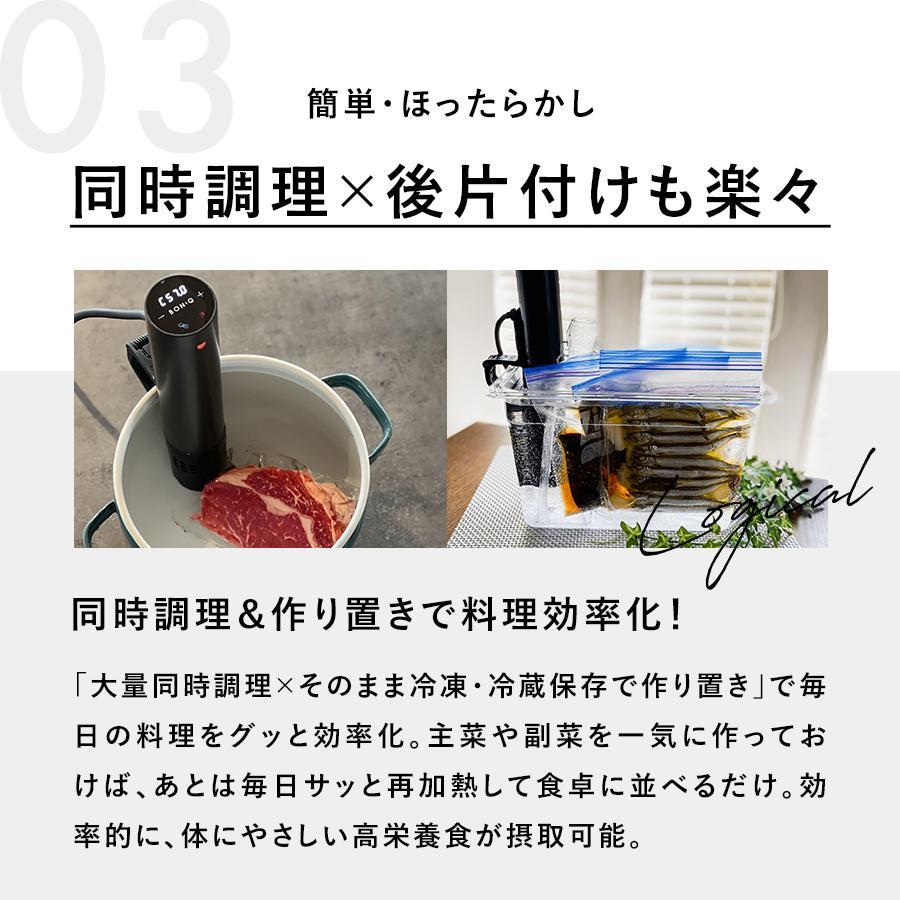 超ポイントバック祭 低温調理器 Amazon.co.jp: ボニーク ブラック