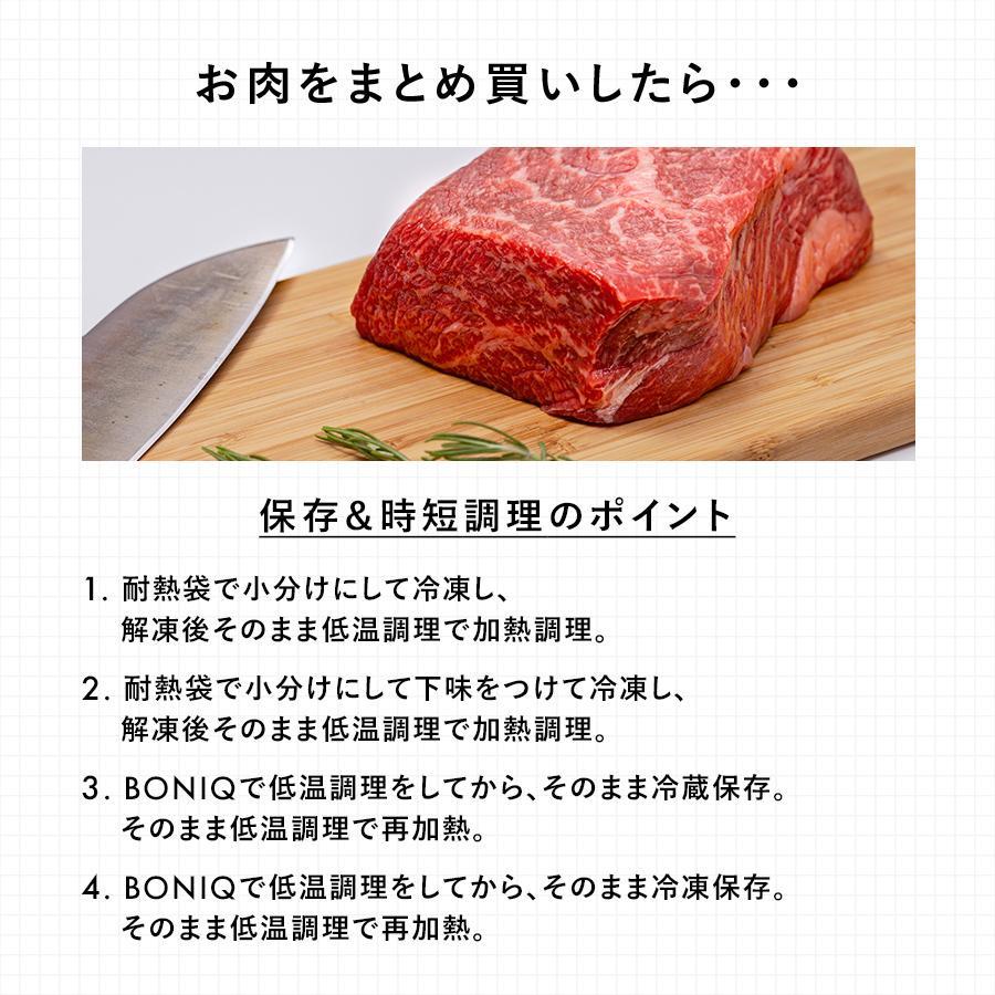 BONIQ 公式 低温調理器 2.0(ボニーク)ヘイズブラック スロー BONIQ 公式 低温調理器 2.0(ボニーク)ヘイズブラック スロー