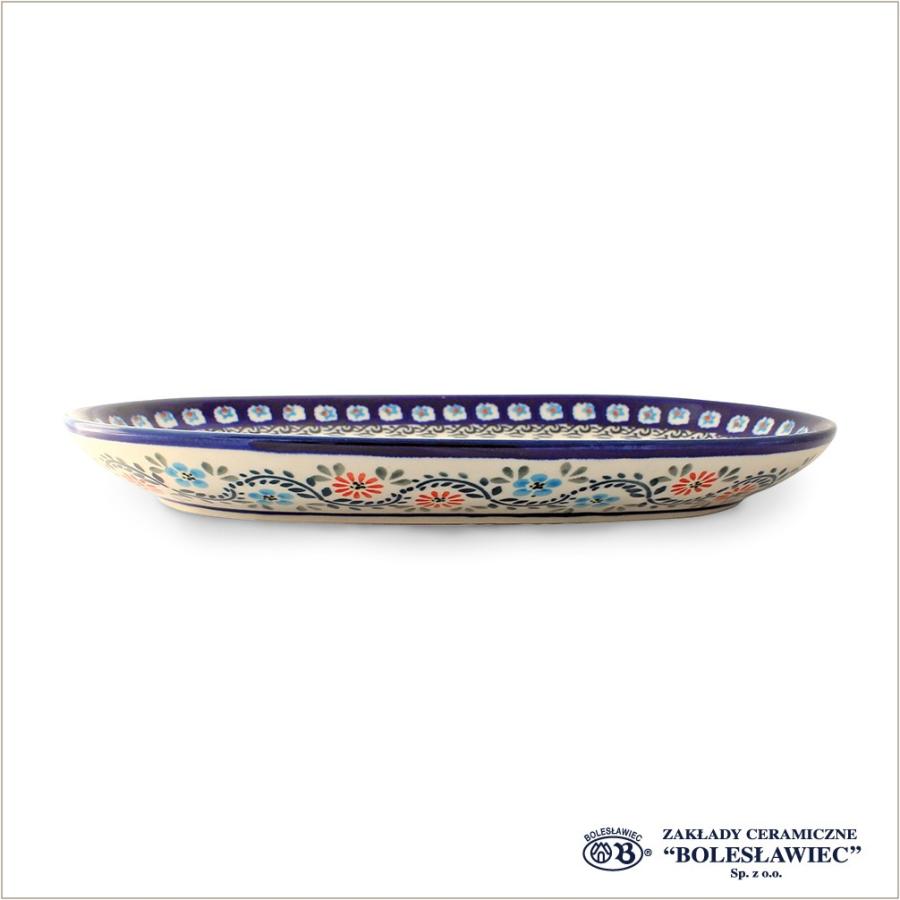 新品　長皿　ポーランド食器　オーバルプレート　ザクワディボレスワヴィエツ　陶器製 Zaklady Ceramiczne Boleslawiec/ザクワディ ボレスワヴィエツ陶器