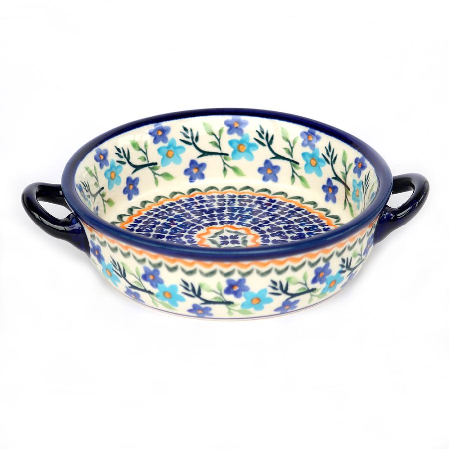 ザクワディ ボレスワヴィエツ陶器 シチューパン 15.5㎝　2つセット Zaklady Ceramiczne Boleslawiec/ザクワディ ボレスワヴィエツ陶器