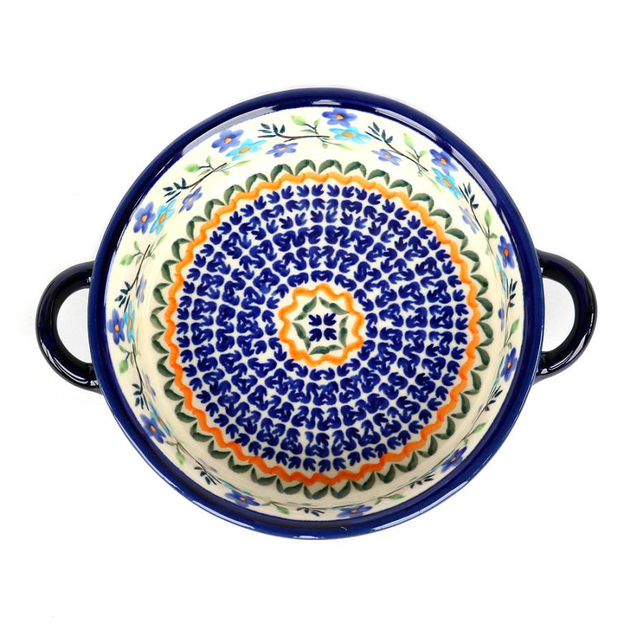 ザクワディ ボレスワヴィエツ陶器 シチューパン 15.5㎝　2つセット Zaklady Ceramiczne Boleslawiec/ザクワディ ボレスワヴィエツ陶器