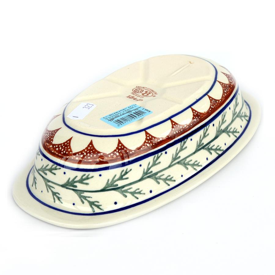 オーバルプレート ザクワディ ボレスワヴィエツ ポーリッシュポタリー