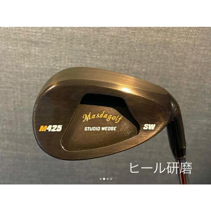 マスダゴルフ M425 PW(48゜) 銅メッキ モーダス125 Masda golf（マスダゴルフ） スタジオウェッジ M425 銅メッキ仕上げ