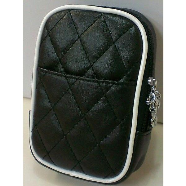 シガレットケース かわいい キルティング タバコポーチ ブラック
