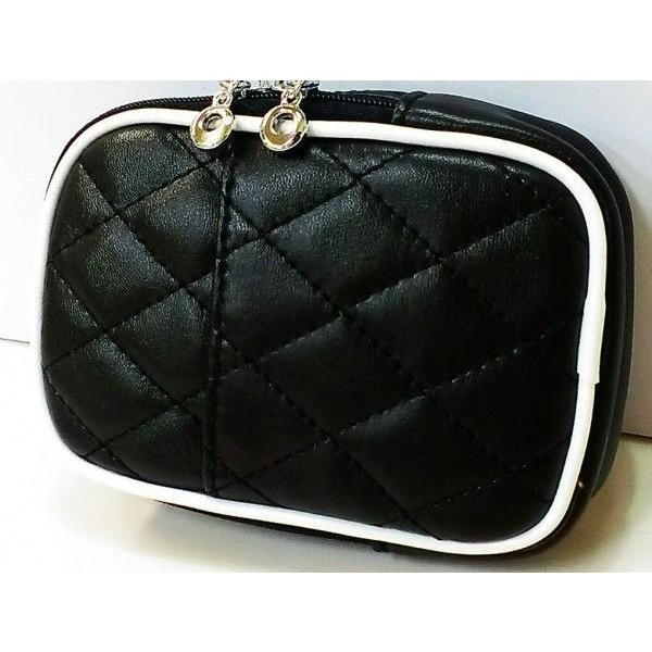 シガレットケース かわいい キルティング タバコポーチ ブラック