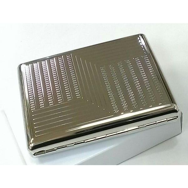 シガレットケース ロング 20本 彫刻デザイン タバコケース おしゃれ