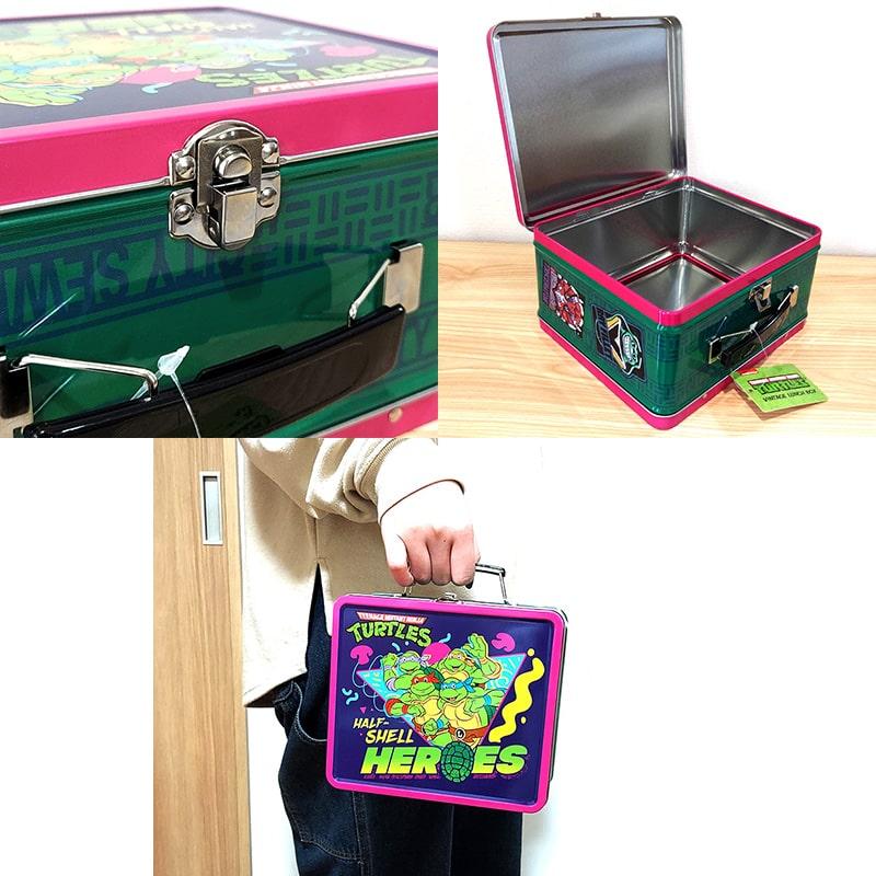 レア ☆ M&M's ランチボックス　ショルダーヒモ付き　小物入れ 抗菌4点ロックランチボックス となりのトトロ (行進) YZFL7AG