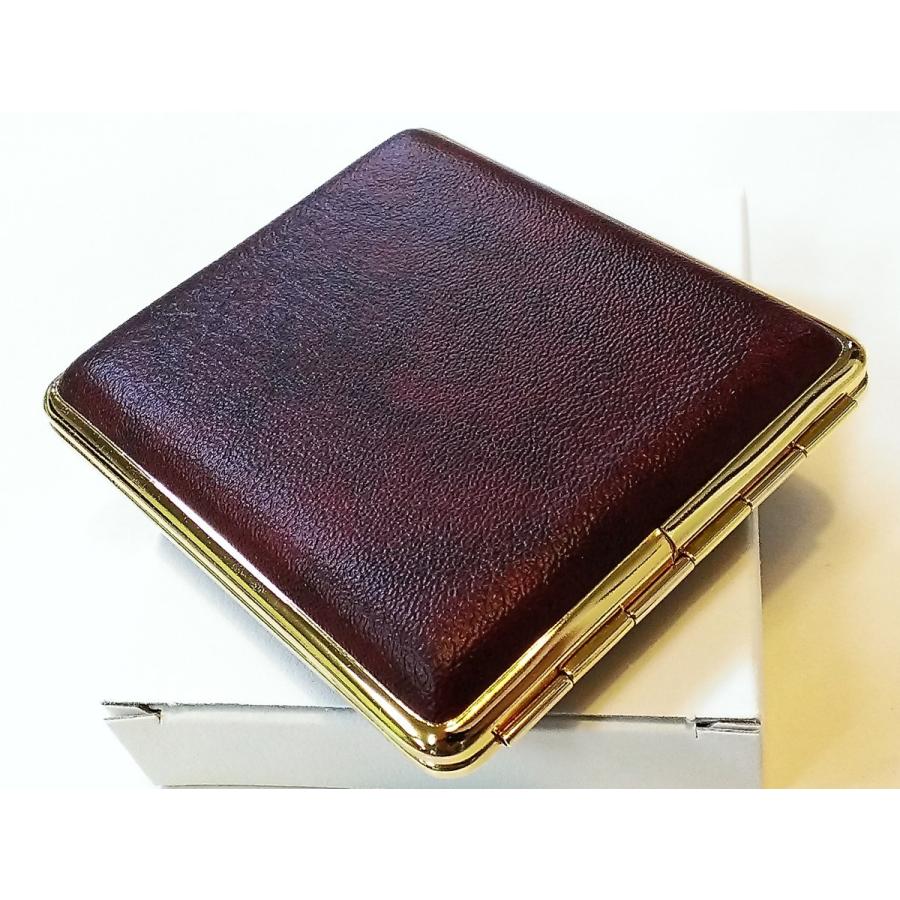 シガレットケース ドイツ タバコケース STOLL社製 かっこいい ワイン