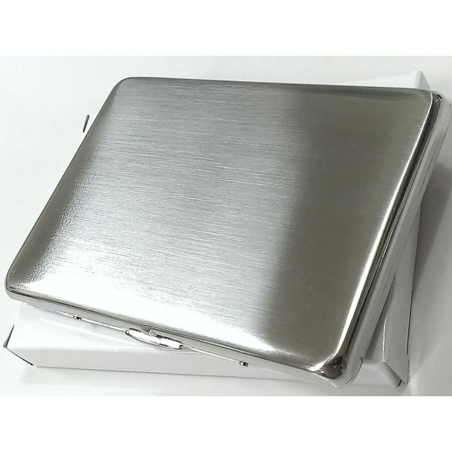 シガレットケース ロング シルバーサテン タバコケース レディース