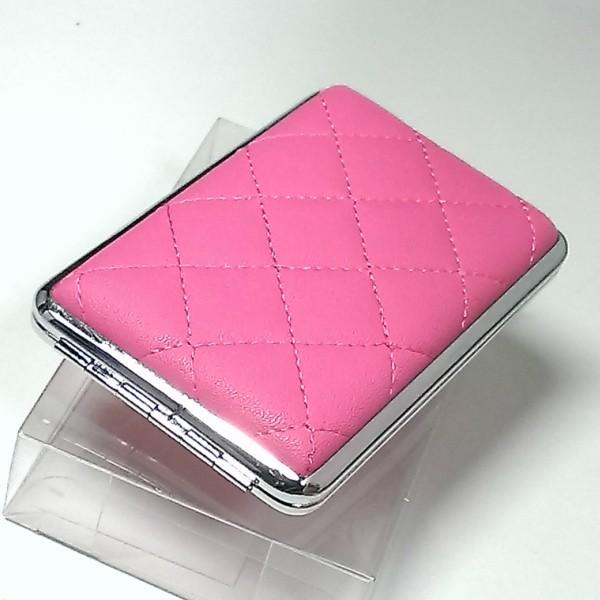 シガレットケース かわいい タバコケース レディース キルティングデザイン ピンク 12本収納 頑丈 可愛い 女性 おしゃれ ギフト 0403 Zippoタバコケース喫煙具のハヤミ 通販 Yahoo ショッピング