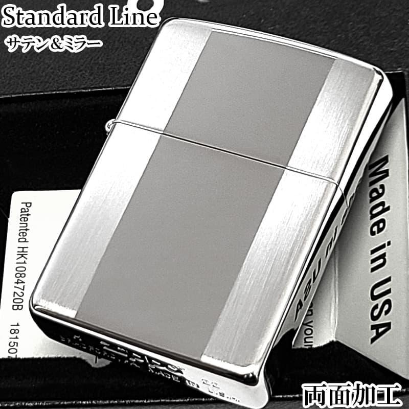 ZIPPO（ジッポー） ライター スタンダードライン サテン＆ミラー