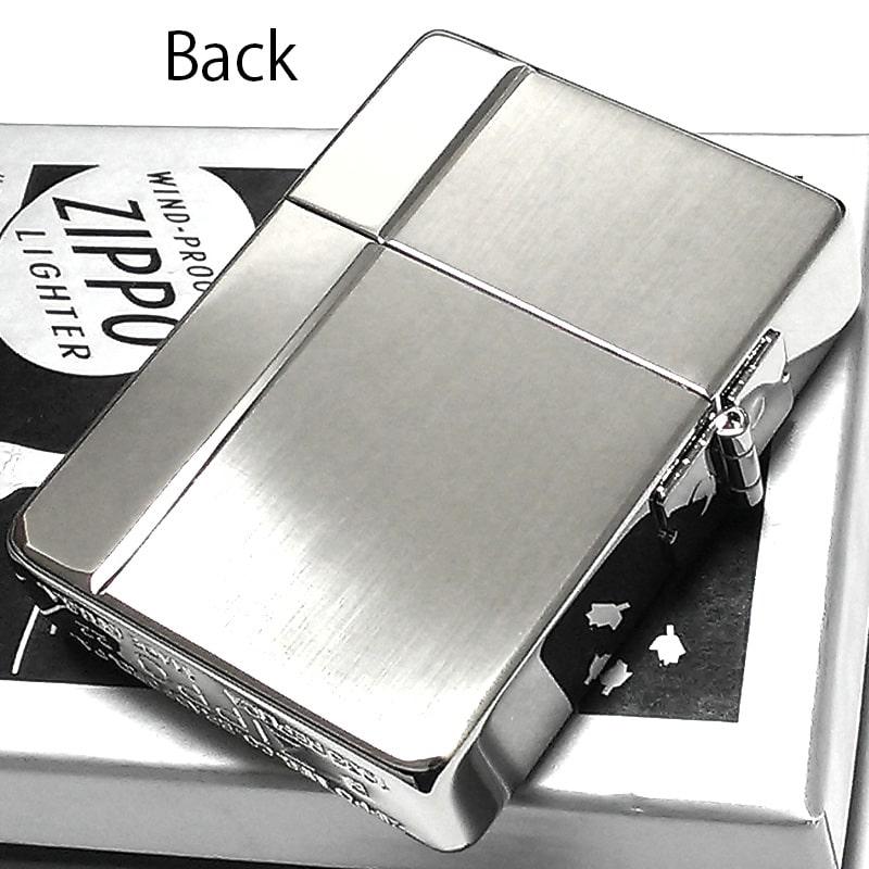 レプリカ ZIPPO ライター 1935 復刻 サテン＆ミラー コンビネーション