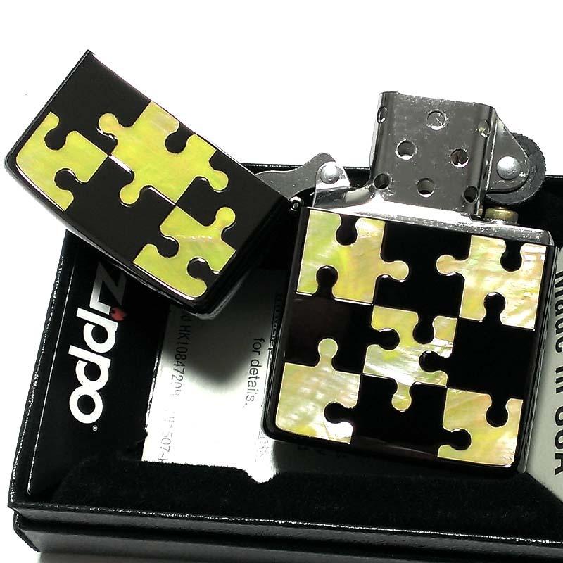 ZIPPO（ジッポー） ライター シェルパズル ジッポ ブラックニッケル