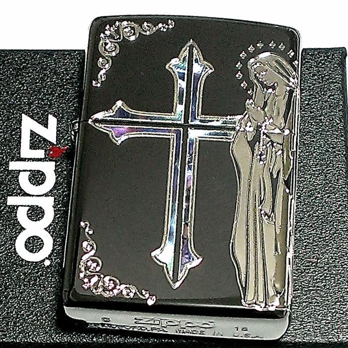 ZIPPO（ジッポー） ライター シェルクロス＆マリア ジッポ 聖母マリア