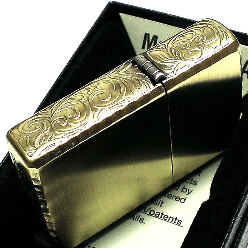 ZIPPO（ジッポー） ライター 3面アラベスク アンティークゴールド