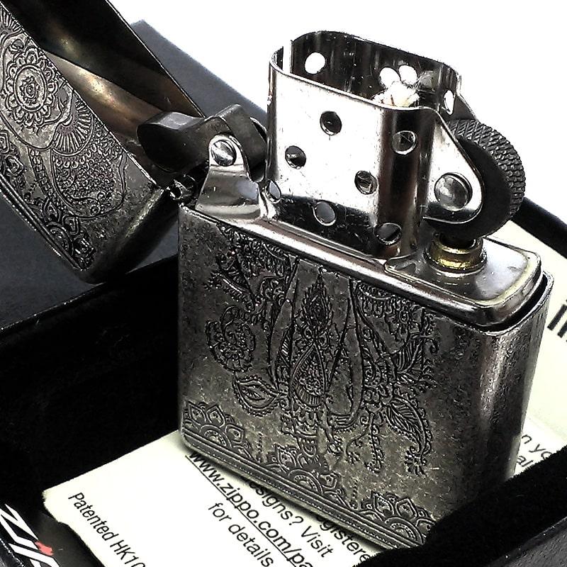 ZIPPO（ジッポー） ジッポ ライター インディアン エレファント 象 銀