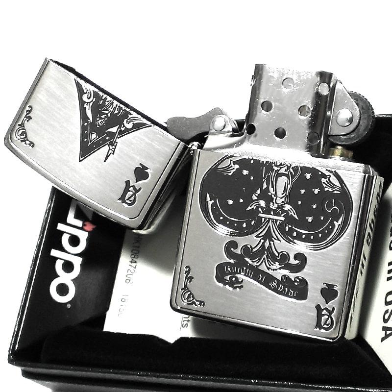 170590 現状品 ZIPPO ジッポ オイルライター トランプ [1000023025775] ZIPPO（ジッポー） デビルトランプ スペード エース 御守り ジッポ