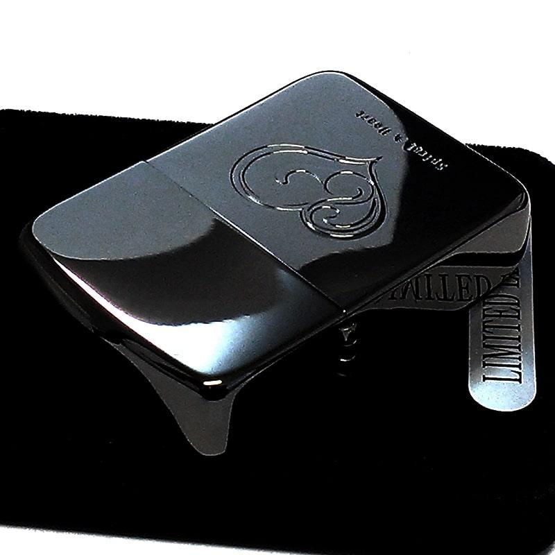 ZIPPO 限定77個 1941スパイラルハート ブラックニッケル ジッポ ZIPPO 限定77個 1941スパイラルハート ブラックニッケル ジッポ