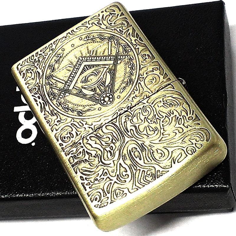 ZIPPO アイオブプロビデンス ブラス ジッポー ライター 渋い