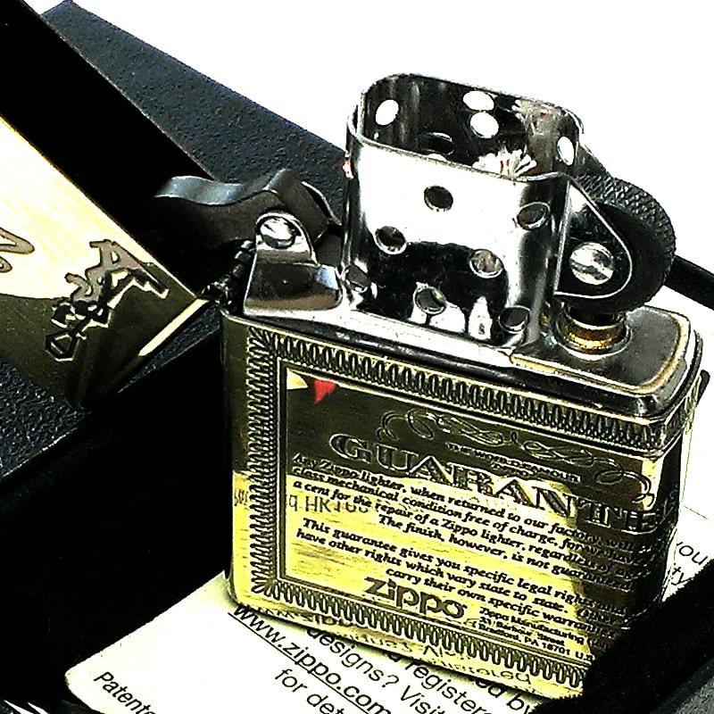 ZIPPO（ジッポー） ギャランティー ブラス ジッポ ライター 彫刻