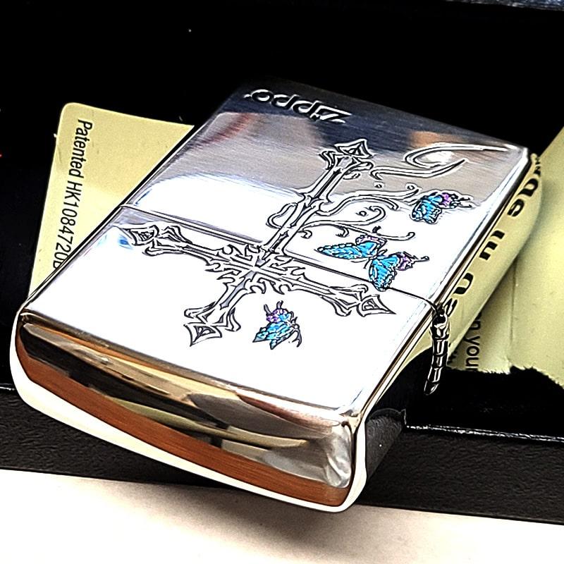ZIPPO（ジッポー） バタフライ クロス ジッポ ライター ロゴ おしゃれ