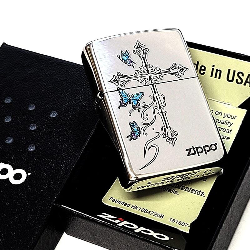 ZIPPO（ジッポー） バタフライ クロス ジッポ ライター ロゴ おしゃれ