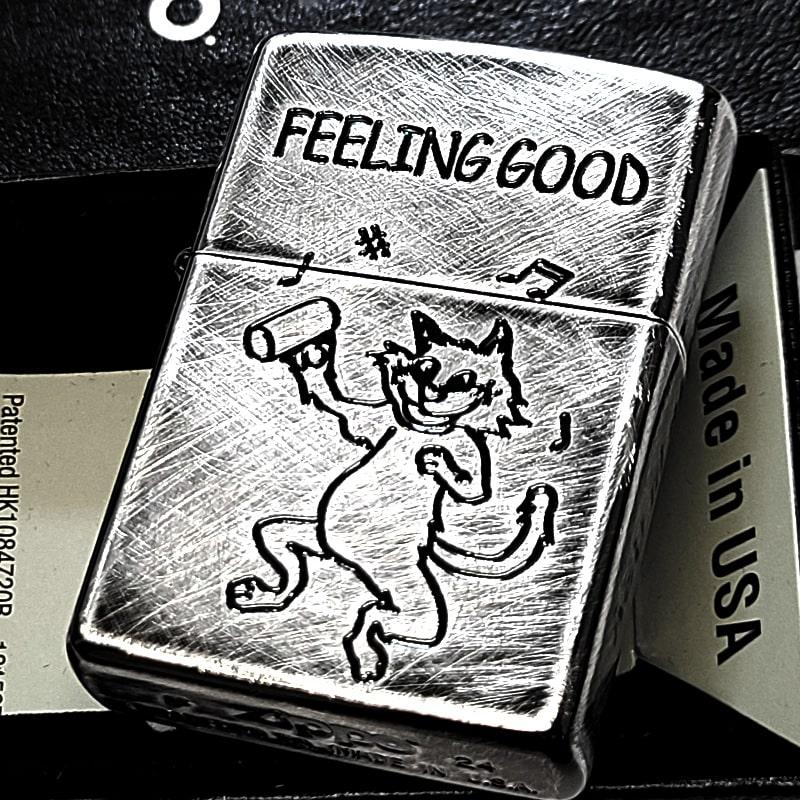 ZIPPO（ジッポー） ライター シルバー ジッポ ネコ チャーリー