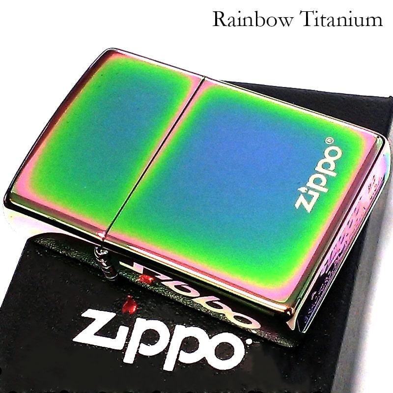 ZIPPO（ジッポー） レインボー ジッポ ライター おしゃれ ロゴ 