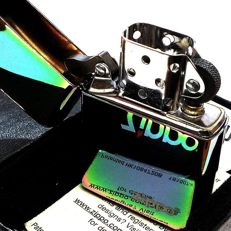 ZIPPO（ジッポー） レインボー ジッポ ライター おしゃれ ロゴ 