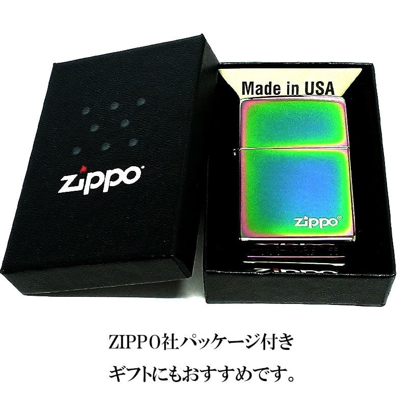 ZIPPO（ジッポー） レインボー ジッポ ライター おしゃれ ロゴ 