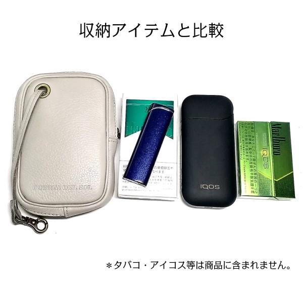 希少 シガレットケース 革 おしゃれ プエルタデルソル レザー タバコケース シガレットポーチ 本革 ロング可 アイコスケース グレー メンズ かっこいい ギフト 送料無料 Www Sei Ba Gov Br