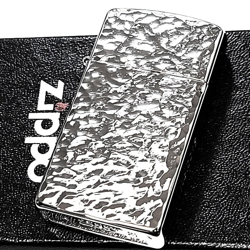 ZIPPO（ジッポー） ライター スリムハンマートーン プラチナシルバー 
