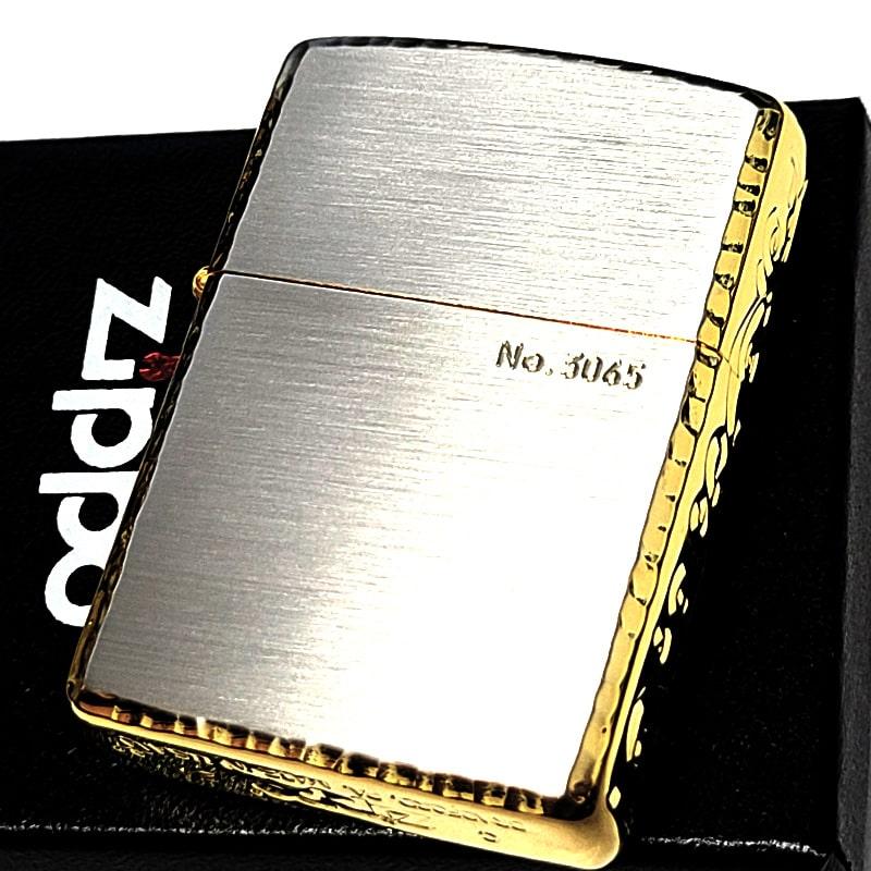 ZIPPO（ジッポー） アーマー 限定 3面彫刻 アラベスク シルバー