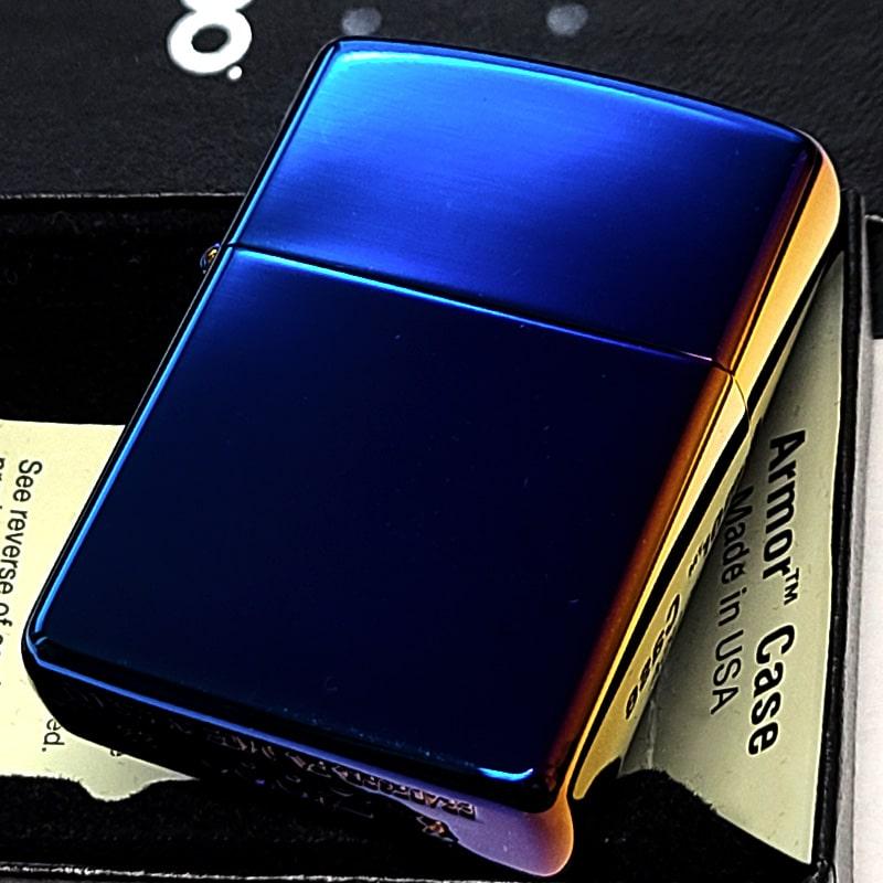 ZIPPO（ジッポー） アーマー 訳あり 一点物 レインボーチタン ジッポ 
