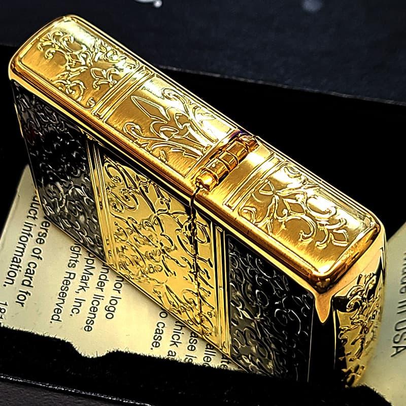 ZIPPO（ジッポー） アーマー 5面細密加工 アラベスク 彫刻 ジッポ