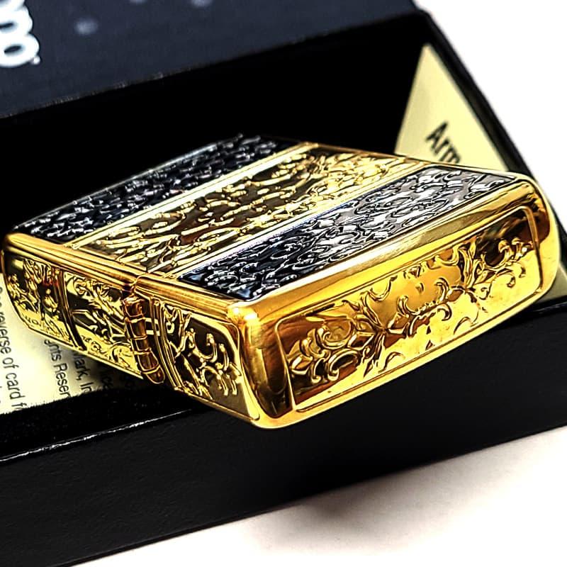 ZIPPO（ジッポー） アーマー 5面細密加工 アラベスク 彫刻 ジッポ